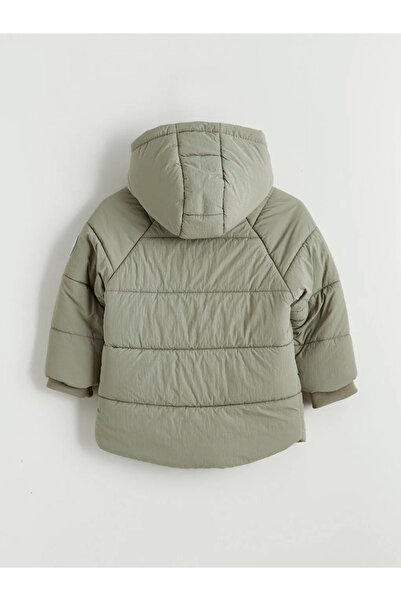 LC Waikiki Palton puf de bază pentru băiat cu glugă
