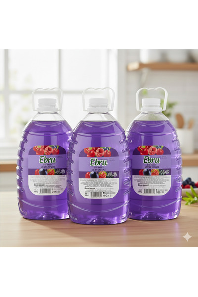 Ebru صابون سائل فروت دريم 4 لتر 3 قطع