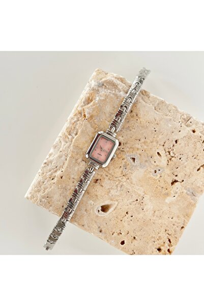 Vesce Atelier Ryen Silver Watch Pink