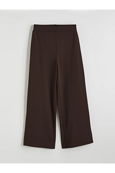 LC Waikiki Wide Leg Women's Trousers with Elastic Waist