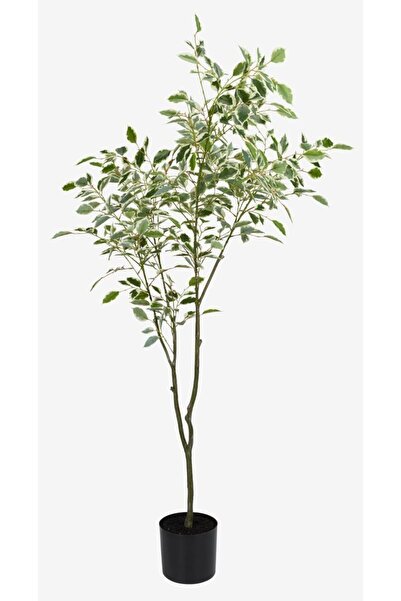 DavidaHome Tall, artificial, exotic plant, green foliage, in a pot, height 15...