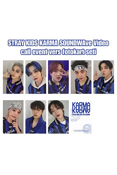 Sntay Stray Kids FOTOKART SETİ 'KARMA SOUNDWAVE VIDRO EVENT VERS.