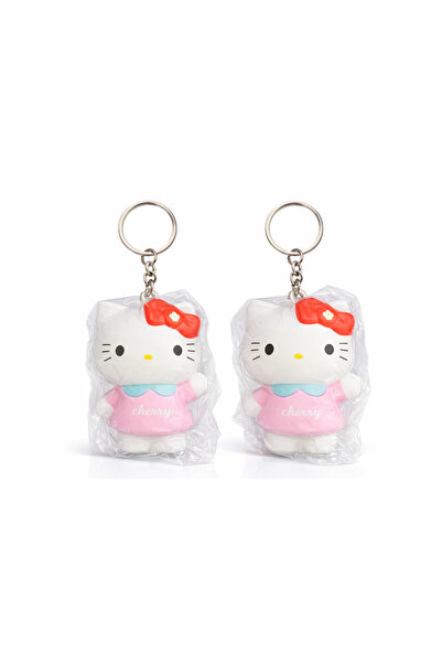 Srctech Set de 2 brelocuri moi Sukuşi cu figurine Hello Kitty