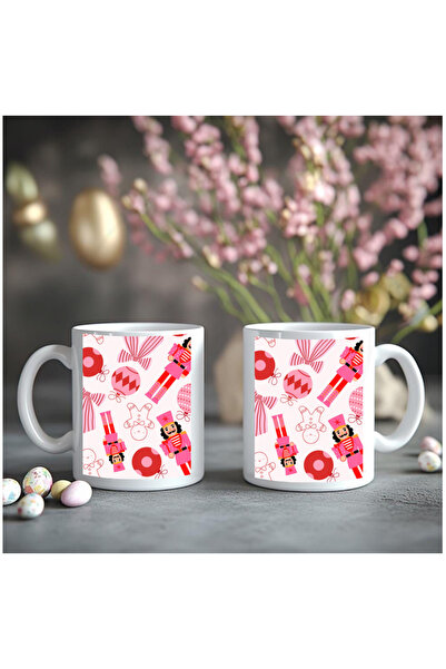 Çağlayan Reklam كوب الجنود الوردي مطبوع