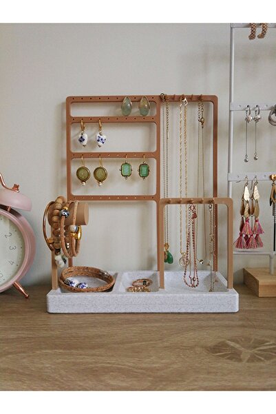 Generic Takı Standı Küpe Kolye Bileklik Düzenleyici Takı Organizer Modern Dek...