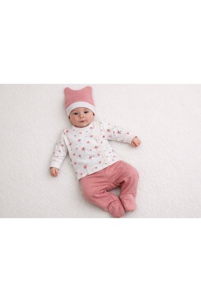 Babycan طقم بدلة للأطفال حديثي الولادة مع جوارب، بدلة للبنات الصغيرات مصنوعة ...