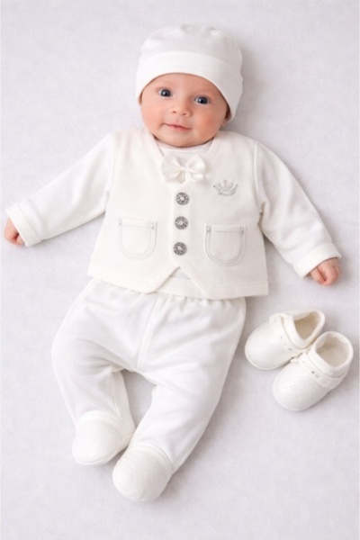 Superbaby Babyshah classic boys' baptism set – elegance and refinement