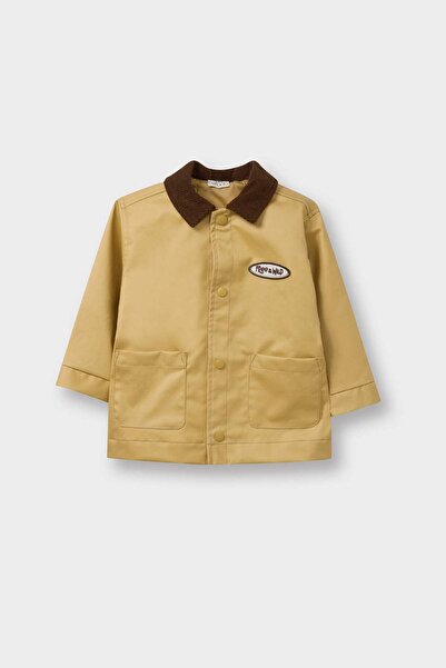 DeFacto Baby Boy Contrast Collar Coat G6392A526Sp
