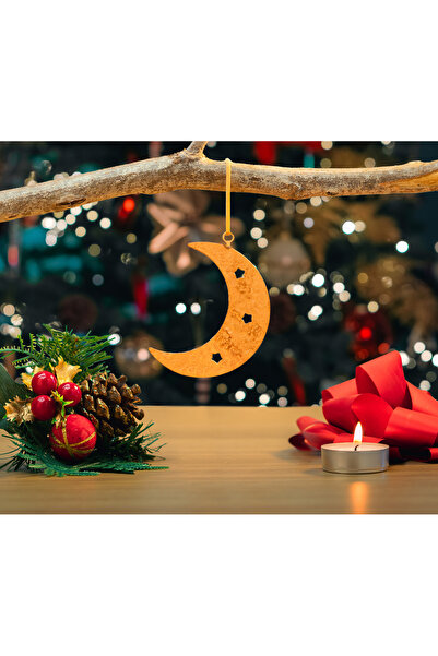 ARANA Copper decoration Moon, Handmade Christmas gift, 10–11 cm