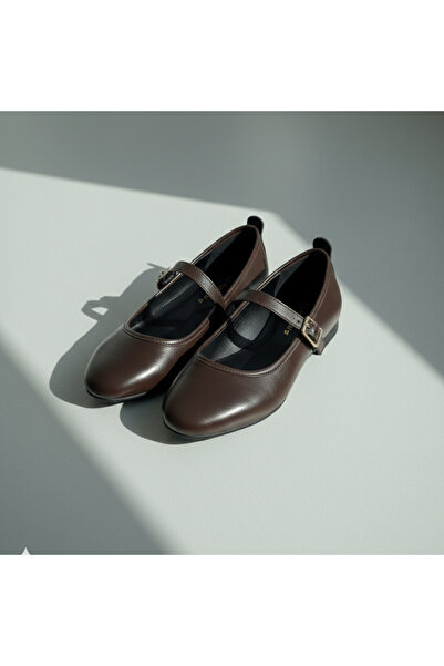 TopukTrend Kadın Babet Damarlı Deri Babet – Rahat Kaymaz Taban, Günlük ve Ofi...