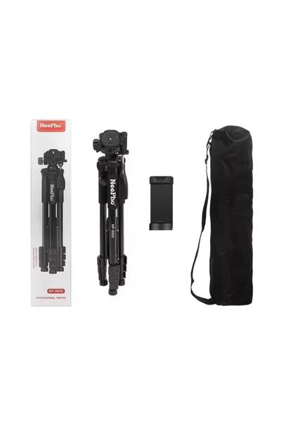Moxti Profesyonel NP‑8850 Kamera ve Telefon Standlı Ayarlanabilir Tripod