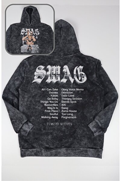 Fuddy Moda سترة رياضية للجنسين مطبوع بغطاء رأس قابلة للغسل، قصة فضفاضة هودي ر...