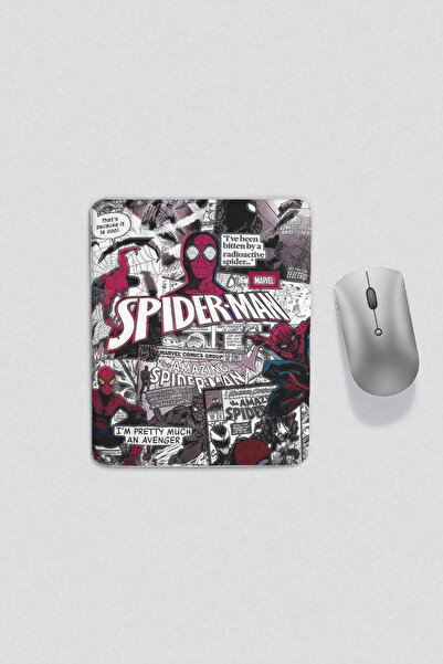 Velora Dekorasyon SPİDER MAN - Baskılı Dikdörtgen Bilek Destekli Mousepad - Ö...
