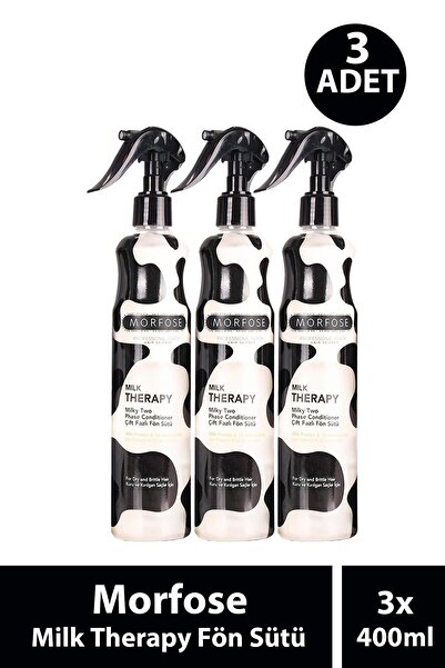 Morfose Milk Therapy Blow Dry Milk 400 ml 3 Pieces