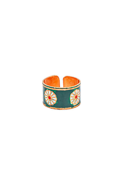 ARANA Hand-painted copper ring