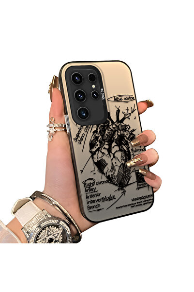 ucuc حافظة سامسونج جالاكسي S23 الترا متوافقة مع الحافة السيليكونية الصلبة وال...