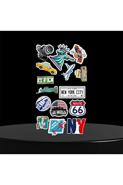 Limitless Design مجموعة ملصقات ذات طابع أمريكي - ملصقات الولايات المتحدة الأم...