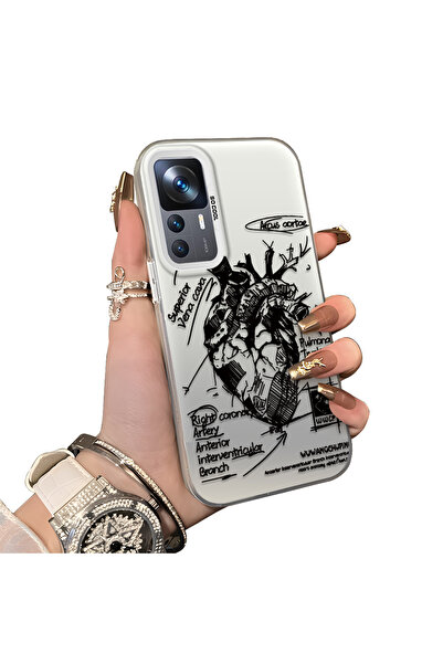 ucuc حافظة Xiaomi Mi 12T متوافقة مع الحافة السيليكونية الصلبة والمضادة للسقوط...