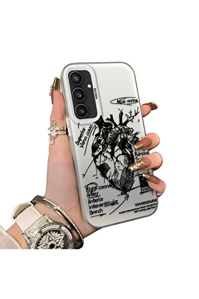 ucuc حافظة سيليكون متوافقة مع هاتف سامسونج جالاكسي S23 Fe ذات حافة صلبة ومضاد...