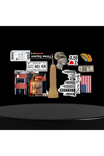 Limitless Design New York Themed Sticker Set – Nyc Travel & City Sticker Vari...