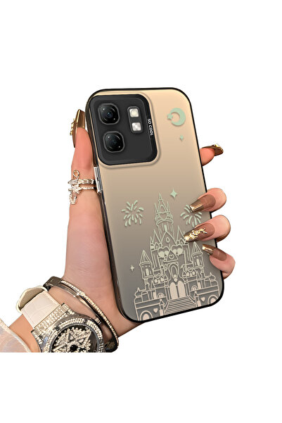 ucuc حافظة من السيليكون المتوافقة مع هاتف Infinix Smart 9 ذات حافة صلبة ومضاد...