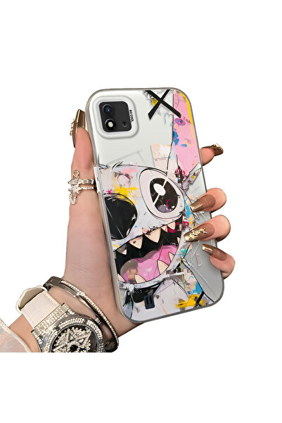 ucuc حافظة من السيليكون المتوافقة مع هاتف Realme C20/C20A ذات حافة صلبة ومضاد...