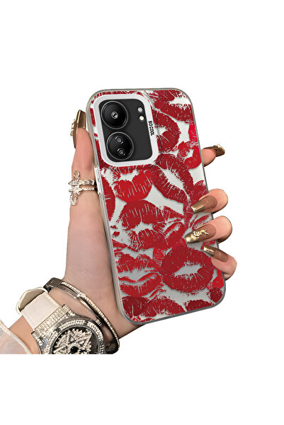 ucuc حافظة متوافقة مع هاتف Xiaomi Poco C65 مصنوعة من السيليكون الصلب ومضادة ل...