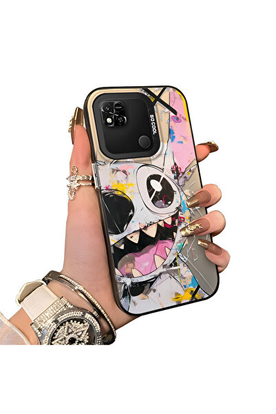 ucuc حافظة مزخرفة بنمط ستيتش متوافقة مع هاتف Xiaomi Redmi 10A مصنوعة من السيل...