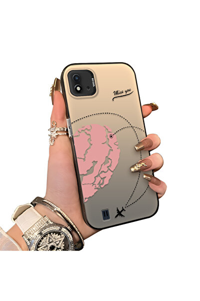 ucuc حافظة من السيليكون المتوافقة مع Realme C20/C20A ذات حافة صلبة ومضادة للس...