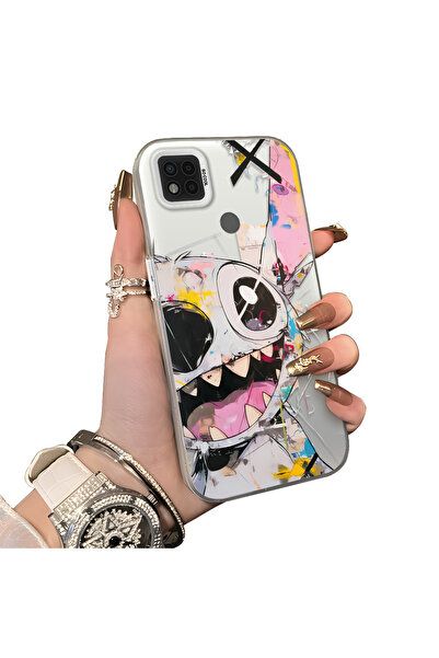 ucuc حافظة مزخرفة بنمط ستيتش متوافقة مع هاتف Xiaomi Poco C31 مصنوعة من السيلي...