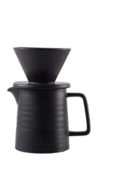 Arabest Stoneware Handmade Pour Over Coffee Maker Set, Ceramic Coffee Brewer ...
