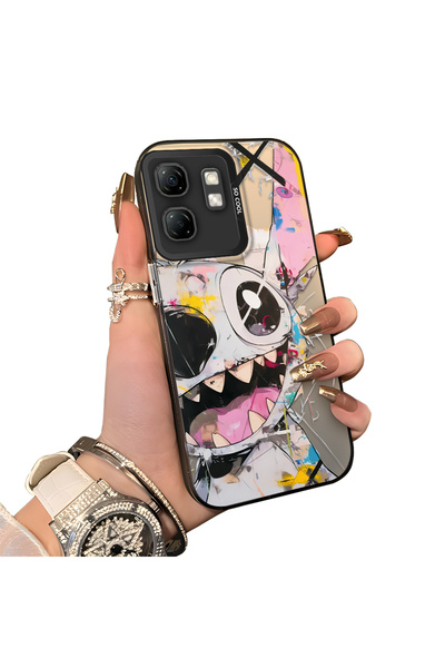 ucuc حافظة من السيليكون المتوافقة مع هاتف Infinix Smart 9 ذات حافة صلبة ومضاد...