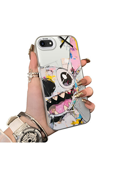 ucuc iPhone 7/8/Se 2020 2022 Compatible Silicone Edge Hard Back Anti-Fall Sti...