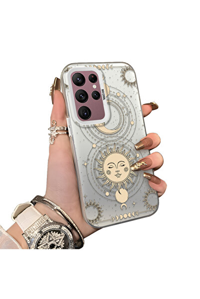 ucuc حافظة سيليكون متوافقة مع هاتف سامسونج جالاكسي S22 الترا، ذات حافة صلبة و...