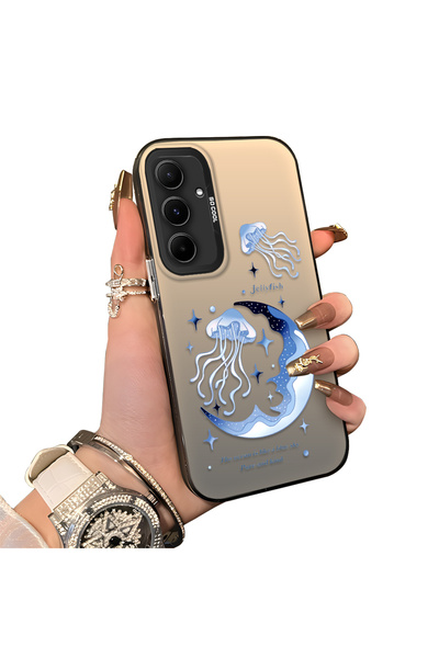 ucuc حافظة سامسونج جالاكسي A55 متوافقة مع الحافة السيليكونية الصلبة والمضادة ...