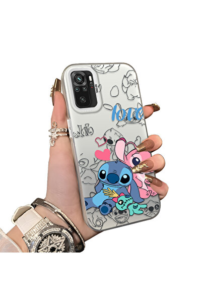 ucuc Xiaomi Redmi Note 10 Compatible Silicone Edge Hard Back Anti-Fall Stitch...