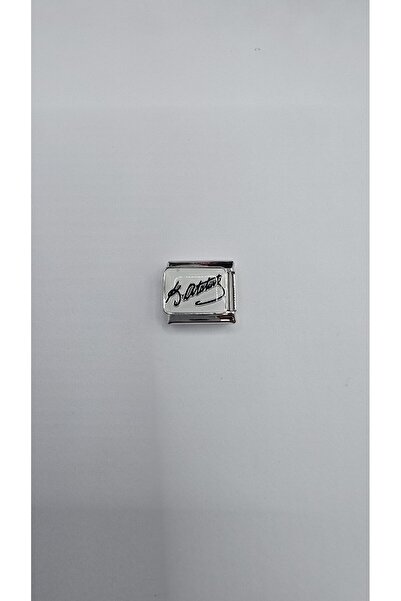 ahsenaksesuar2025 Paslanmaz Çelik İtalyan Bileklik Uyumlu M.K. Atatürk ve Tür...