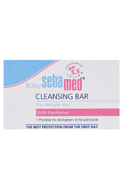 Sebamed صابونة تنظيف للأطفال، خالية من الصابون بنسبة 100%، صابونة تنظيف لطيفة...