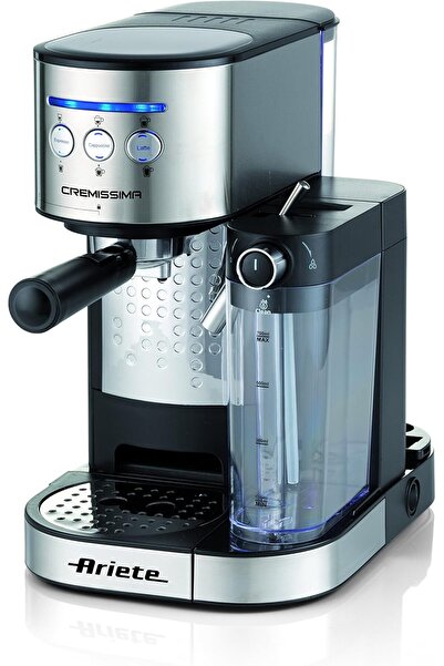 ARIETE 1384 Half Automatic Coffee Machine Cremissima-1384, Silver