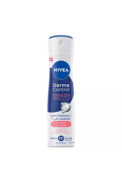 NIVEA بخاخ الجسم المضاد للتعرق ديرما كونترول ناتشورال تون - 150 مل