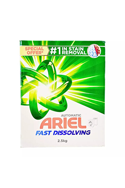 Ariel مسحوق غسيل سريع الذوبان لإزالة البقع - 2.5 كجم