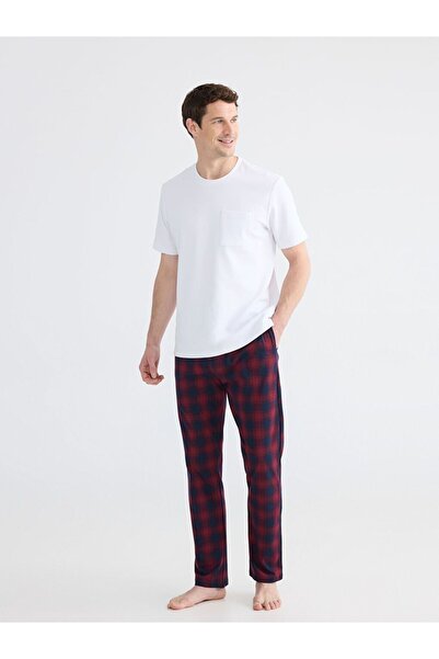 LC Waikiki Standard Pattern Plaid Men's Pajama Bottom