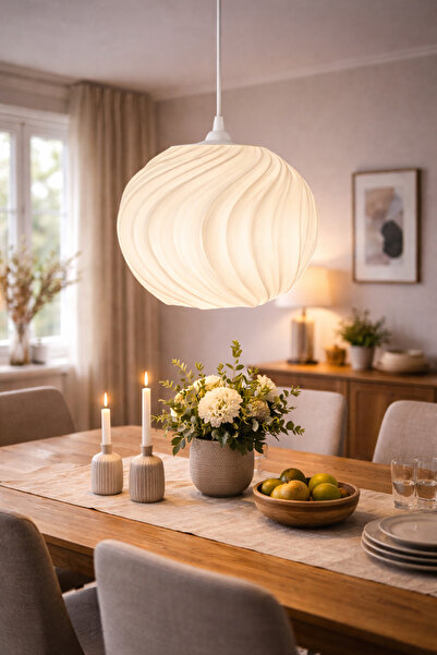 Vescarri Spiral Sarkıt Avize - Modern Tavan Aydınlatması