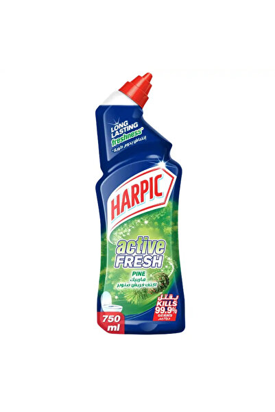 Harpic Active Fresh toilet cleaner, Long Lasting Freshness- Pine 750Ml