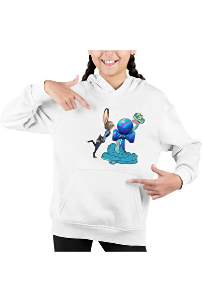 OEM Kids Girls Kendama Sweatshirt Zootopia Gary Judy Policeman Snake Rabbit