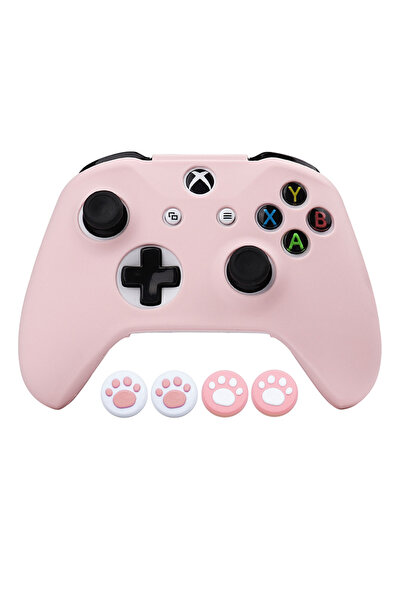 Choice Pink new Soft Silicone Protective Case For Xbox One S Controller Skin ...
