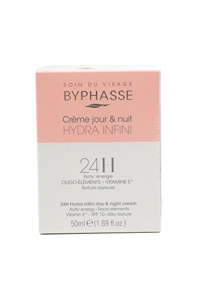 BYPHASSE Hydra Infini Cream, 24 Hour Day and Night Cream 50ml