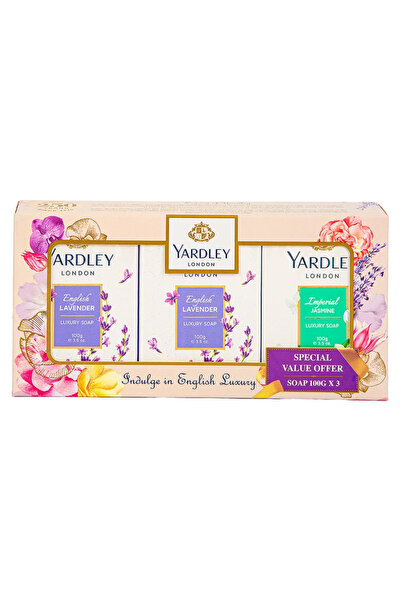 YARDLEY London Luxury Soap In Assorted Fragrance- 3X100gms