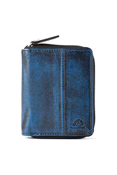 Greenburry Destressed Geldbörse RFID Schutz Leder 10.5 cm