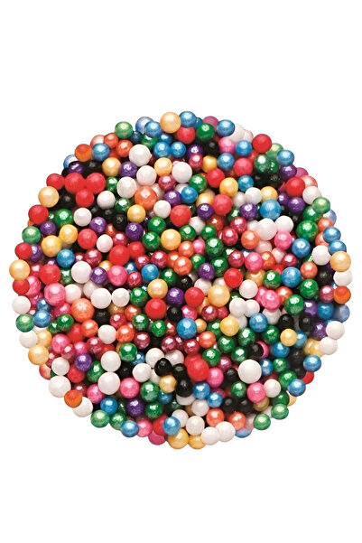 telaşe memuru Mix 2 mm Boncuk Sprinkles 45gr - Yenilebilir Pasta Süsü